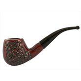 Pulsar Shire Pipes The True Scotsman | Engraved Bent Brandy Smoking Pipe - Discreet Smoker